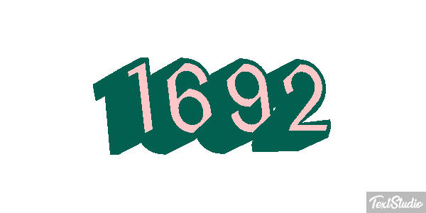 1692 Tekst effect
