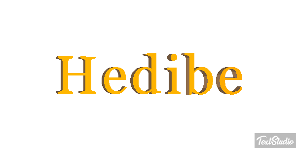 Hedibe Metin efekti
