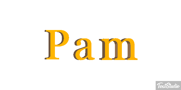 Pam Texteffekt