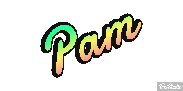 Pam Texteffekt