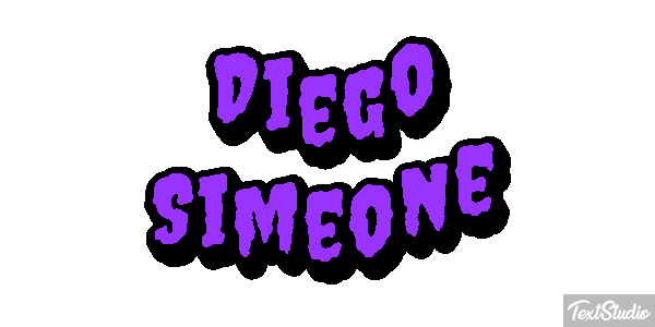 Diego Simeone Text effect