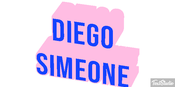 Diego Simeone Text effect