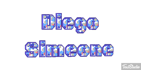 Diego Simeone Text effect