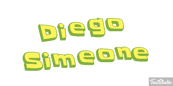 Diego Simeone Text effect