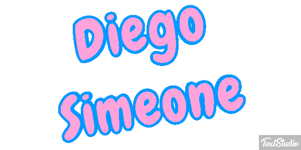 Diego Simeone Text effect