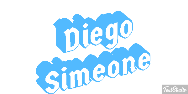 Diego Simeone Text effect