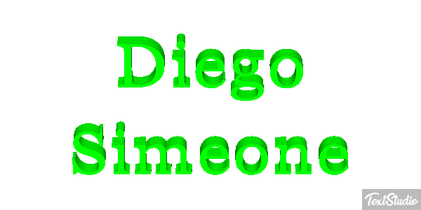 Diego Simeone Text effect