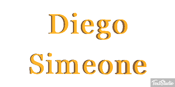 Diego Simeone Text effect
