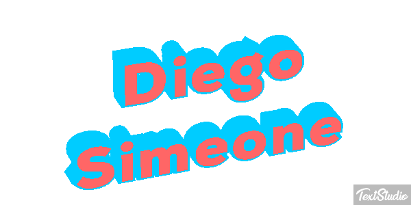 Diego Simeone Text effect