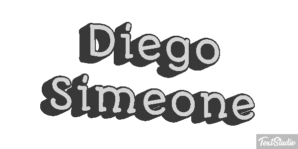 Diego Simeone Text effect