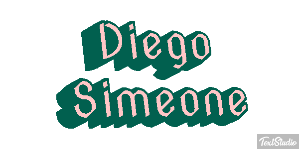 Diego Simeone Text effect