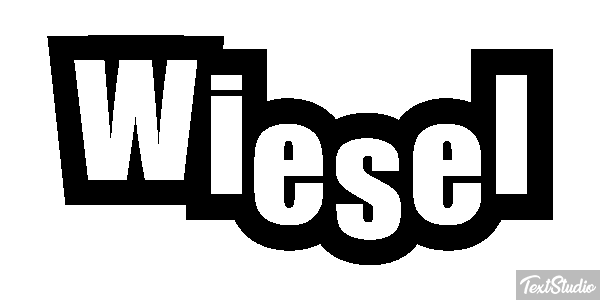 Wiesel Texteffekt