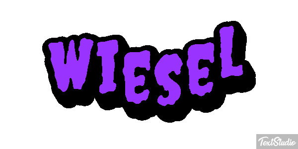 Wiesel Texteffekt