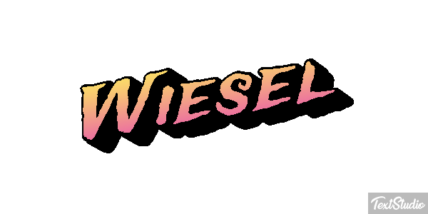 Wiesel Texteffekt