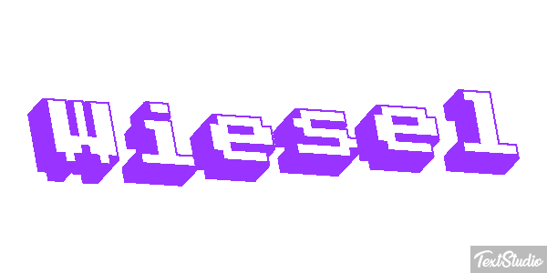 Wiesel Texteffekt