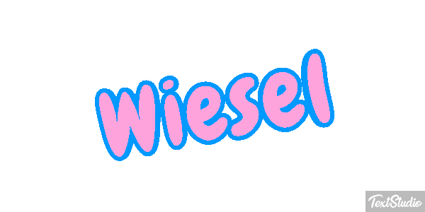 Wiesel Texteffekt