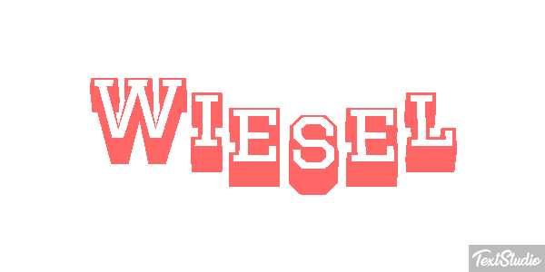 Wiesel Texteffekt