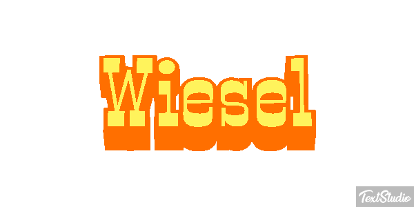 Wiesel Texteffekt