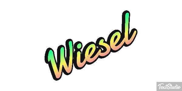 Wiesel Texteffekt
