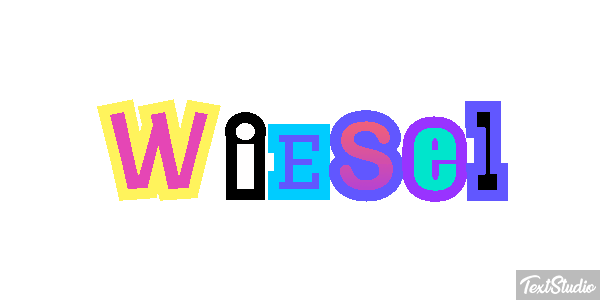 Wiesel Texteffekt