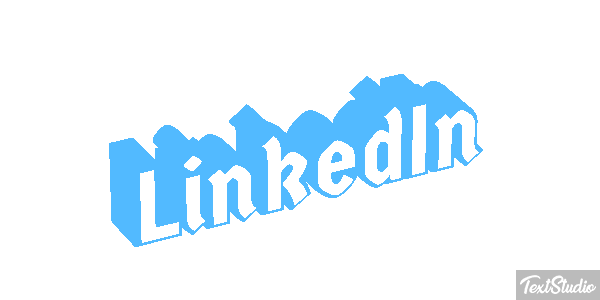 LinkedIn Текстовый эффект