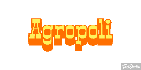 Agropoli Текстовый эффект
