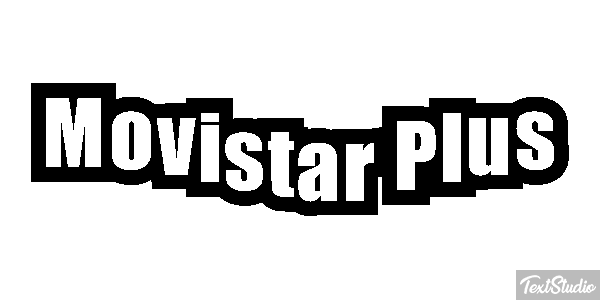Movistar Plus Text effect