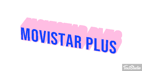 Movistar Plus Text effect