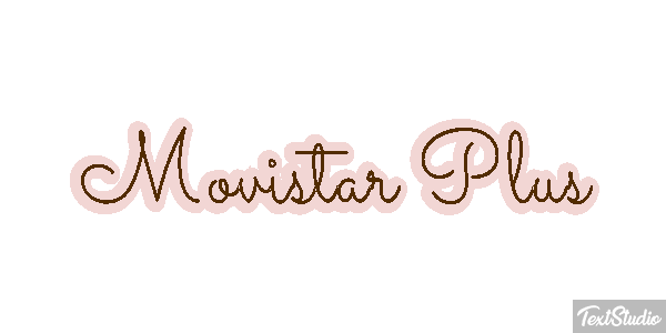 Movistar Plus Text effect