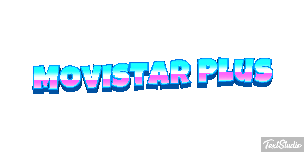 Movistar Plus Text effect