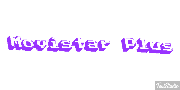Movistar Plus Text effect