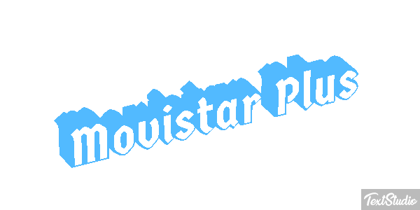 Movistar Plus Text effect
