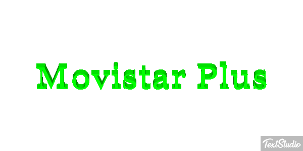 Movistar Plus Text effect