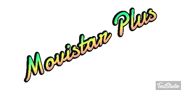 Movistar Plus Text effect
