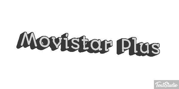 Movistar Plus Text effect