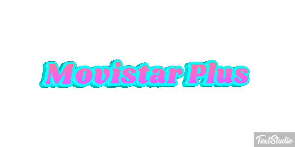 Movistar Plus Text effect