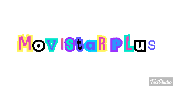Movistar Plus Text effect