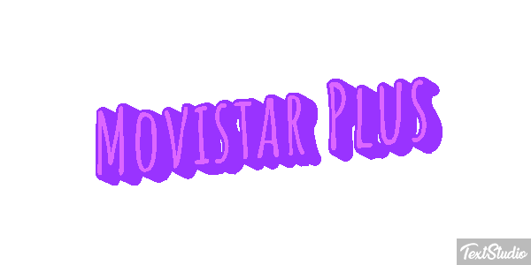 Movistar Plus Text effect