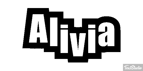 Alivia Text effect