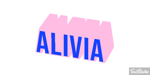 Alivia Text effect