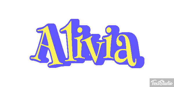 Alivia Text effect