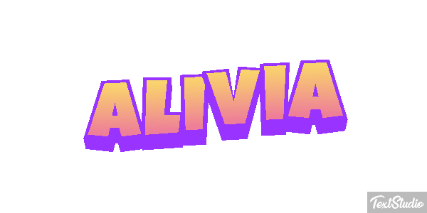 Alivia Text effect