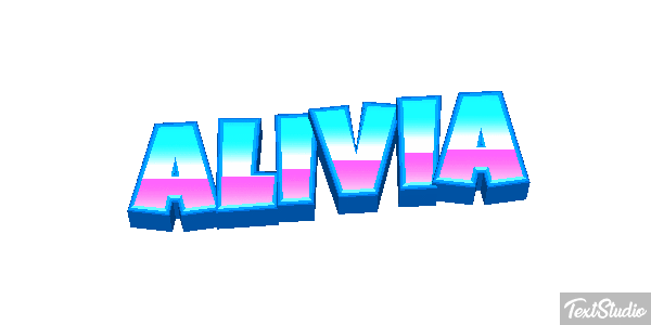 Alivia Text effect