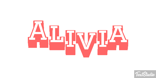 Alivia Text effect