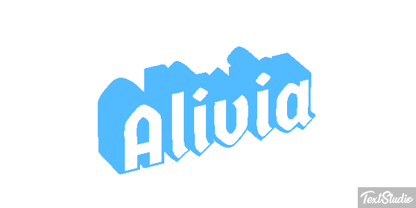Alivia Text effect