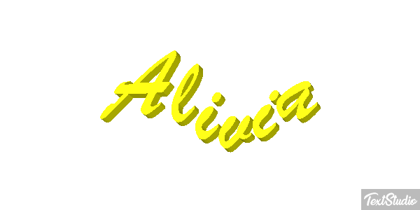 Alivia Text effect
