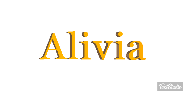Alivia Text effect