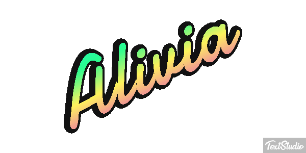 Alivia Text effect