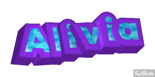 Alivia Text effect