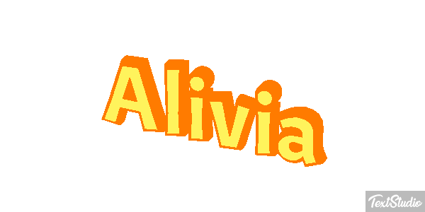 Alivia Text effect